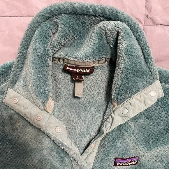 Patagonia Re Tool Teal Fleece Women’s Small - Picture 2 of 5